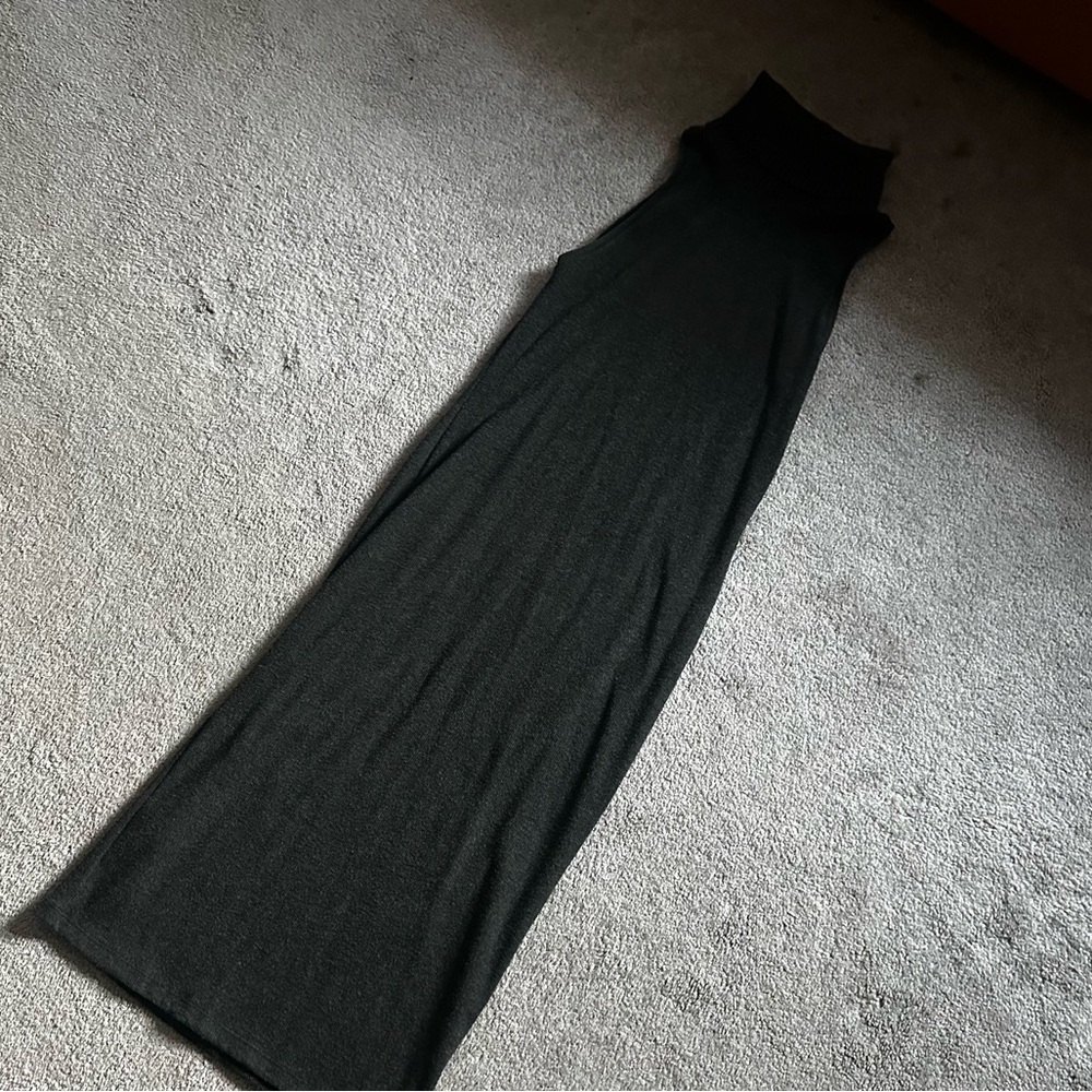 Zara Sweater Sleeveless Dress with Turtleneck